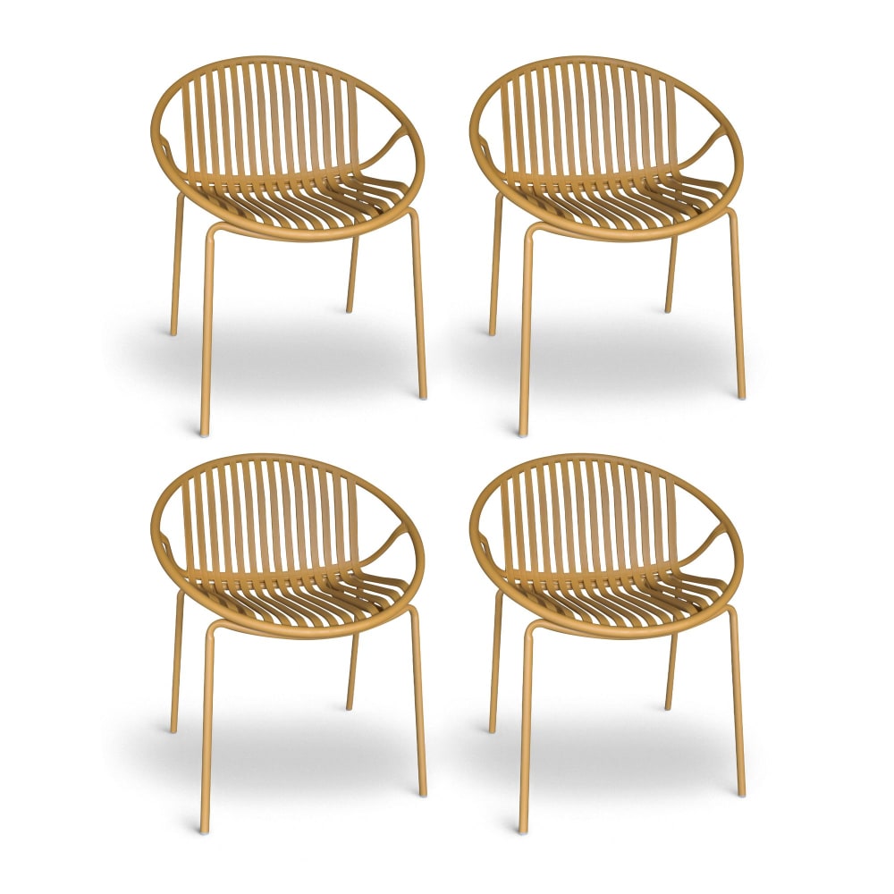 Lot de 4 fauteuils de