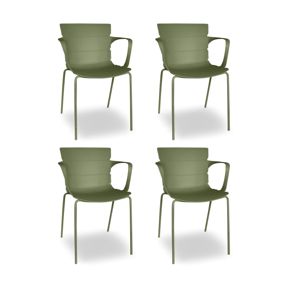 Lot de 4 fauteuils de