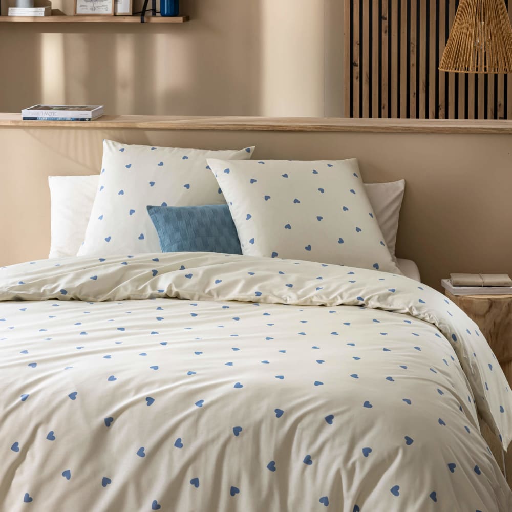 Parure de lit imprimé 100% coton 57 fils 140x200 cm