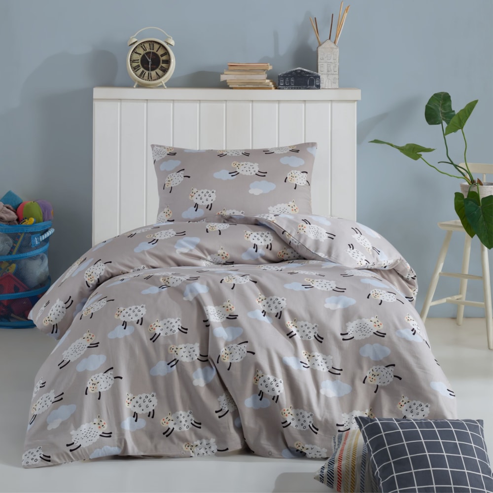 Parure de lit enfant imprimé 100% coton 140x200 Parure de lit enfant imprimé 100% coton 140x200