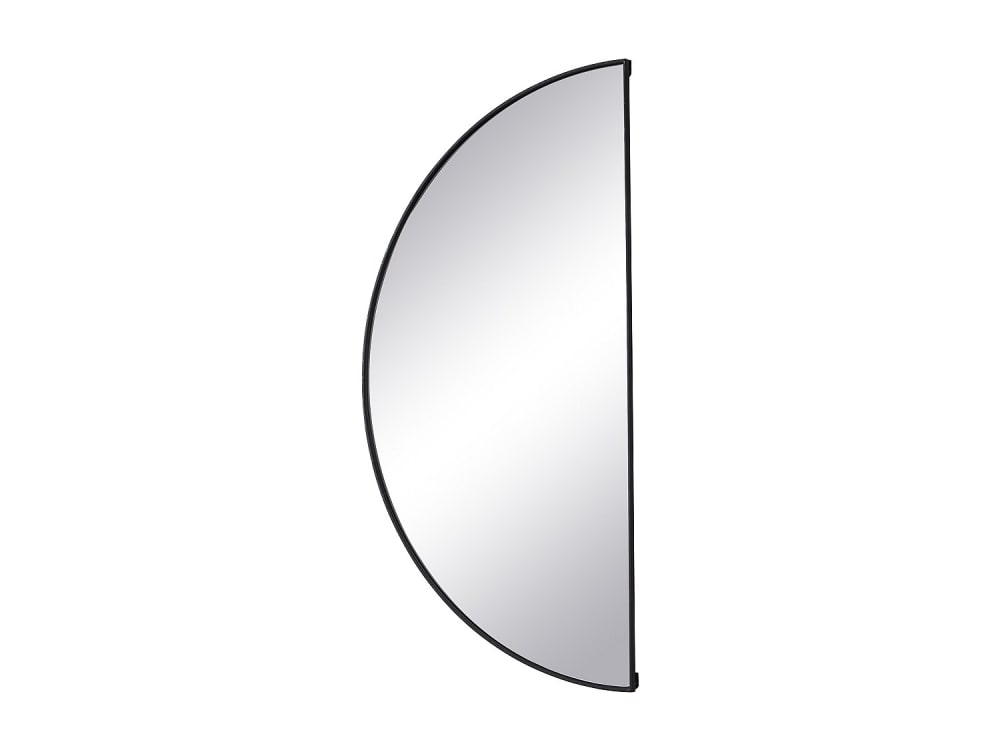 Miroir mural métal noir