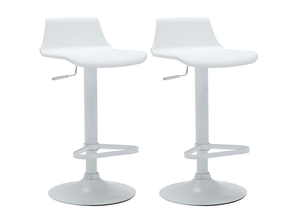 Tabouret de bar pvc blanc Tabouret de bar pvc blanc