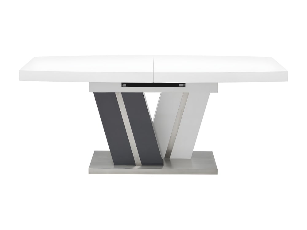 Table à manger mdf gris anthracite