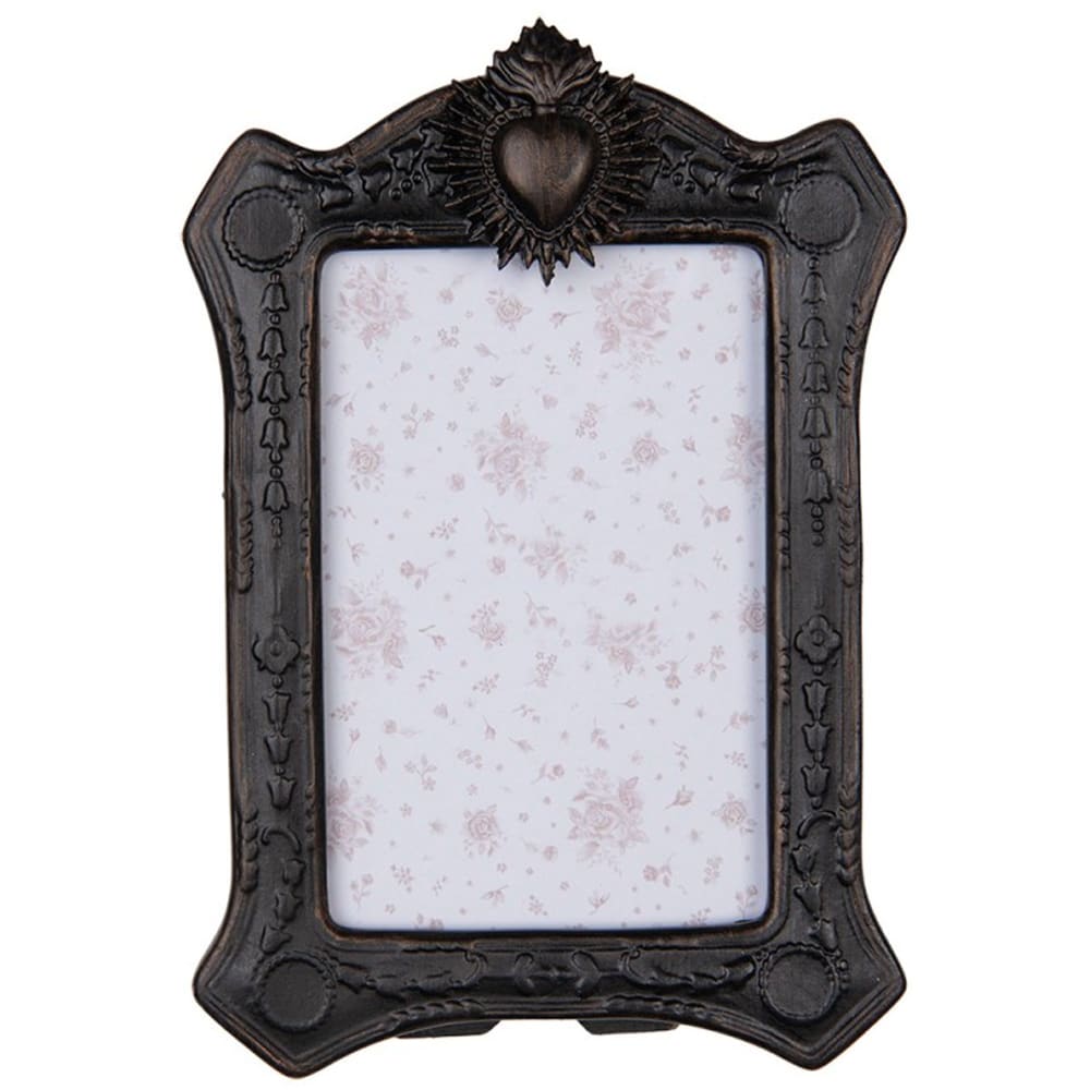 Cadre photo classique mural ou à poser noir 10x15cm