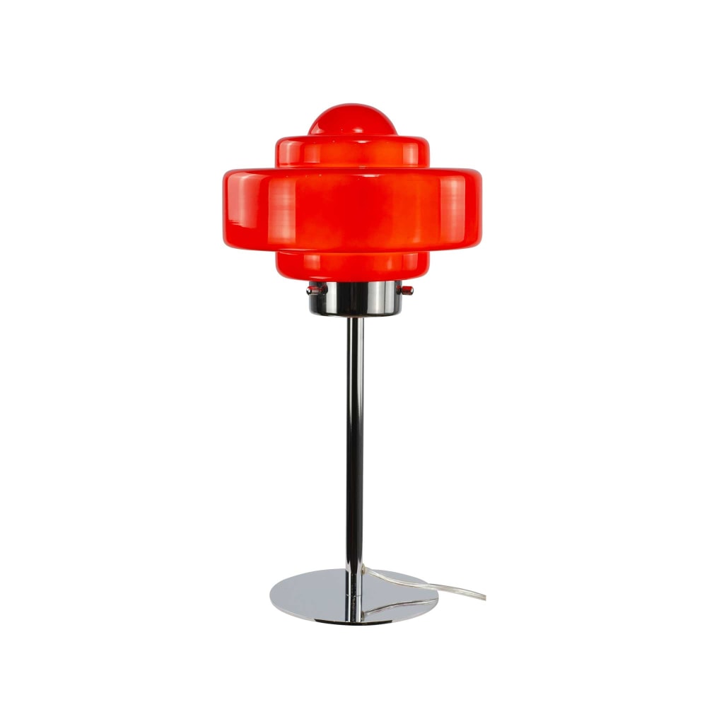 Lampe à poser en verre & métal — vue 4