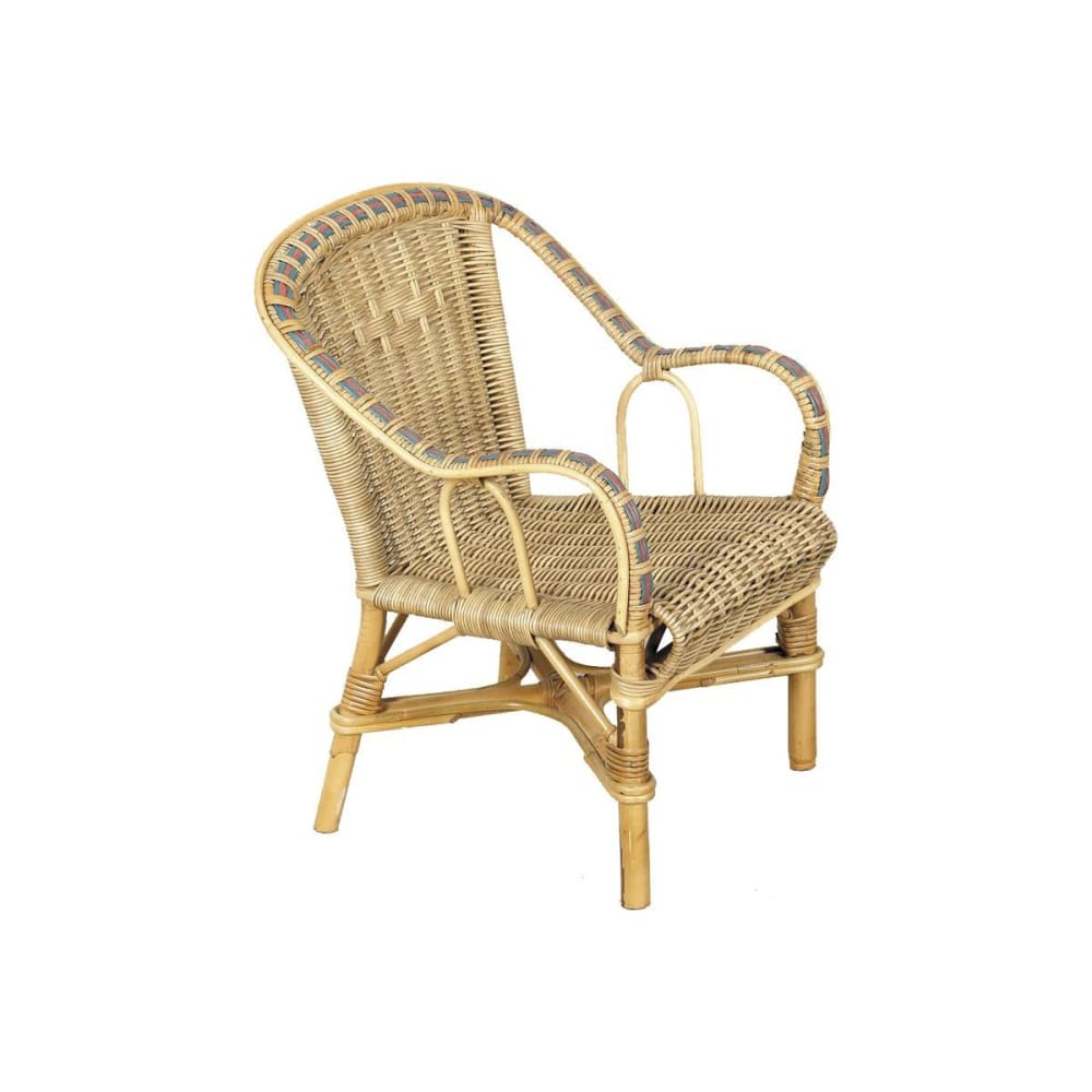 Aubry Gaspard - Fauteuil enfant en rotin crapaud