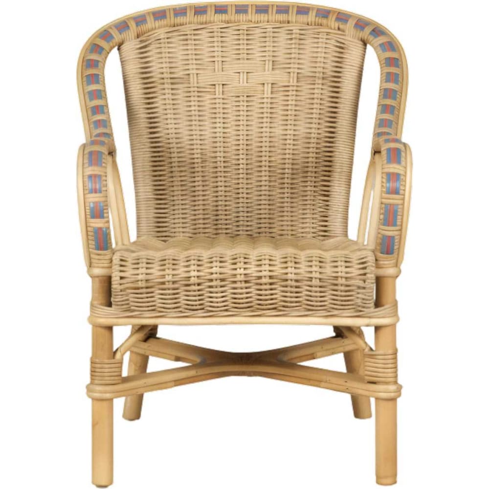 Fauteuil enfant en rotin crapaud (Aubry Gaspard) - Image 2