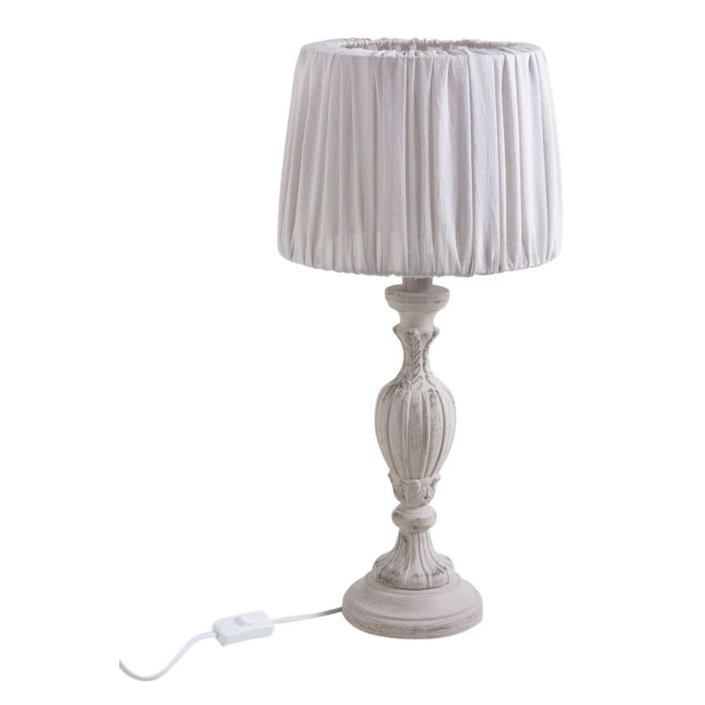 Lampe à poser en bois laurier