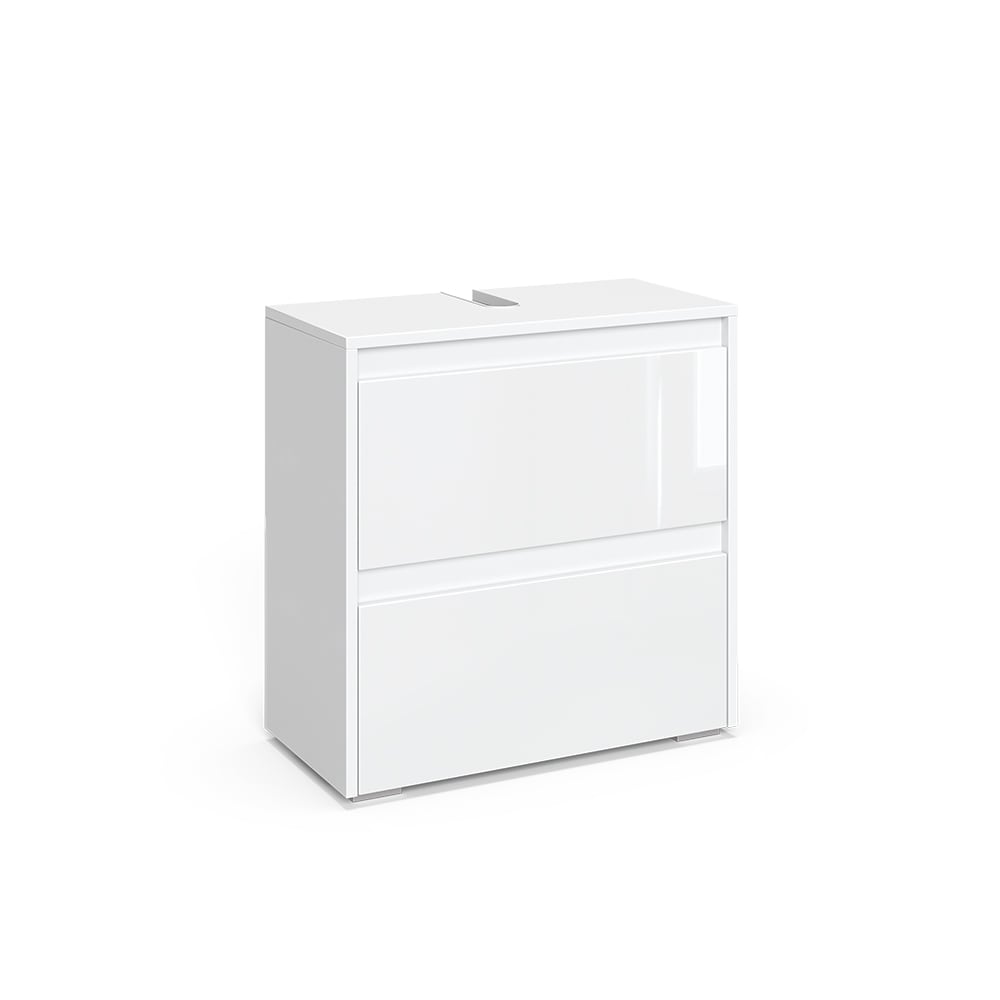 Meuble sous vasque simple , Blanc 60.2 x 62.1cm