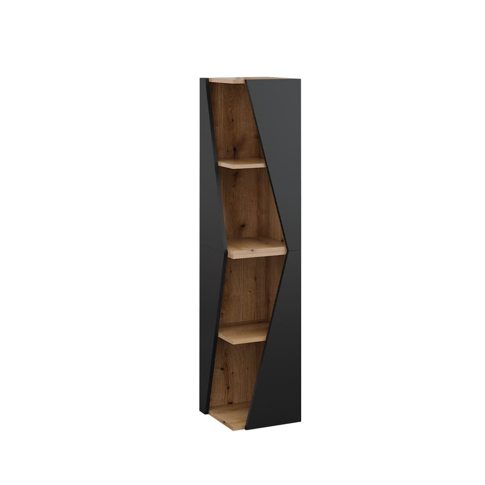 Vicco Badschrank mit 3 Ablagen, Anthrazit 31.6 x 70.5cm style modern Grau Spanplatte