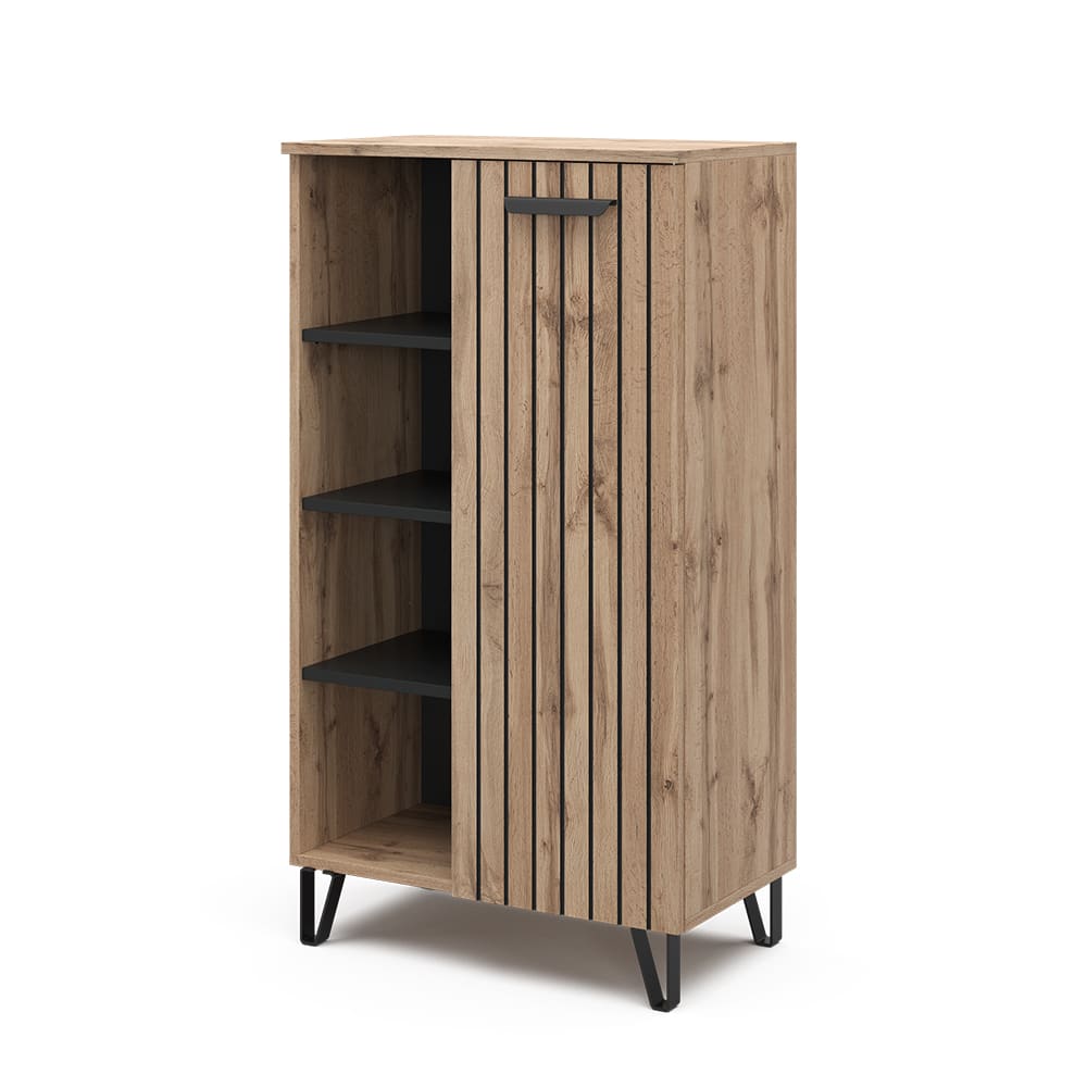 Commode avec 1 porte, Marron 60.2 x 110cm