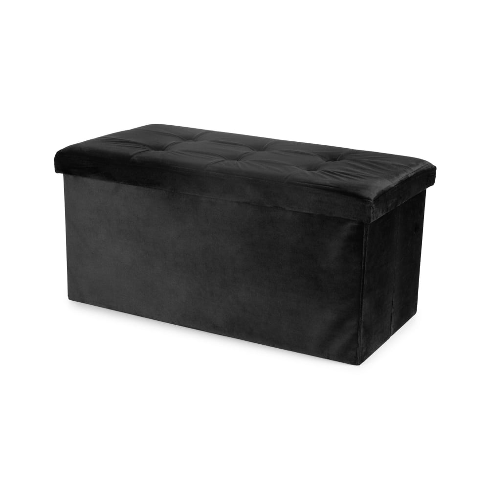 Pouf de Rangement Ottoman L noir — Beyit