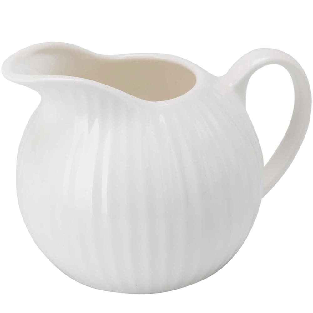 Pot à lait en céramique blanche 400ml