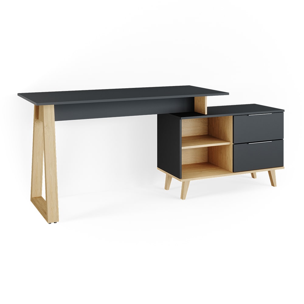 bureau avec tiroirs,