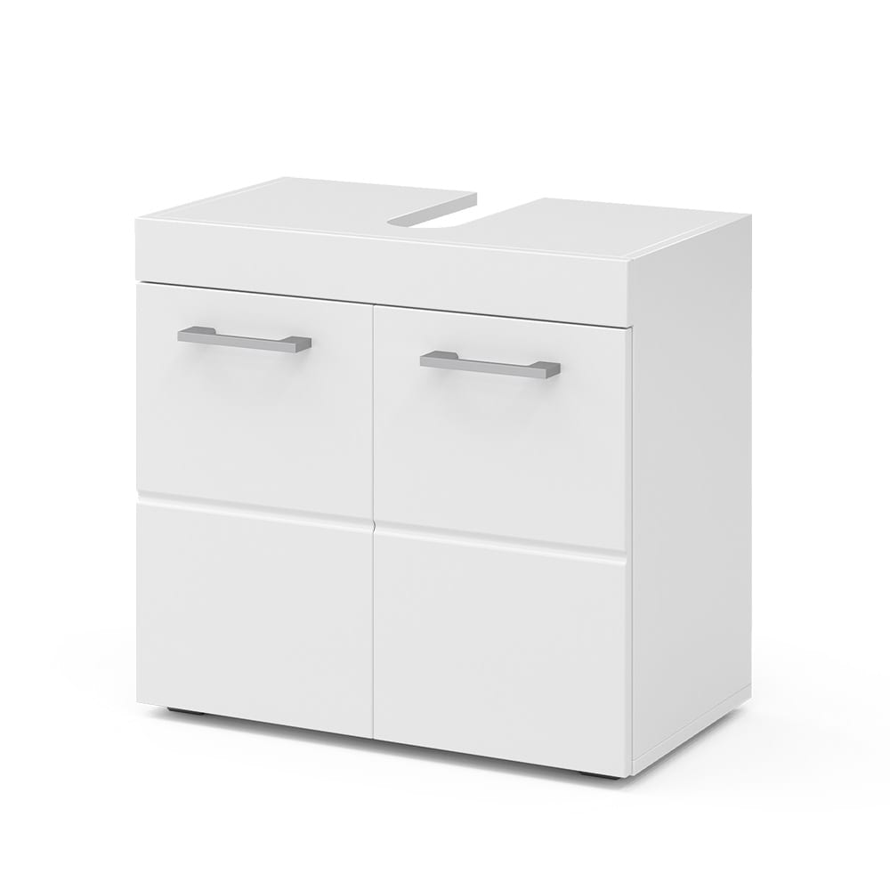 Meuble sous vasque simple , Blanc 60 x 56cm