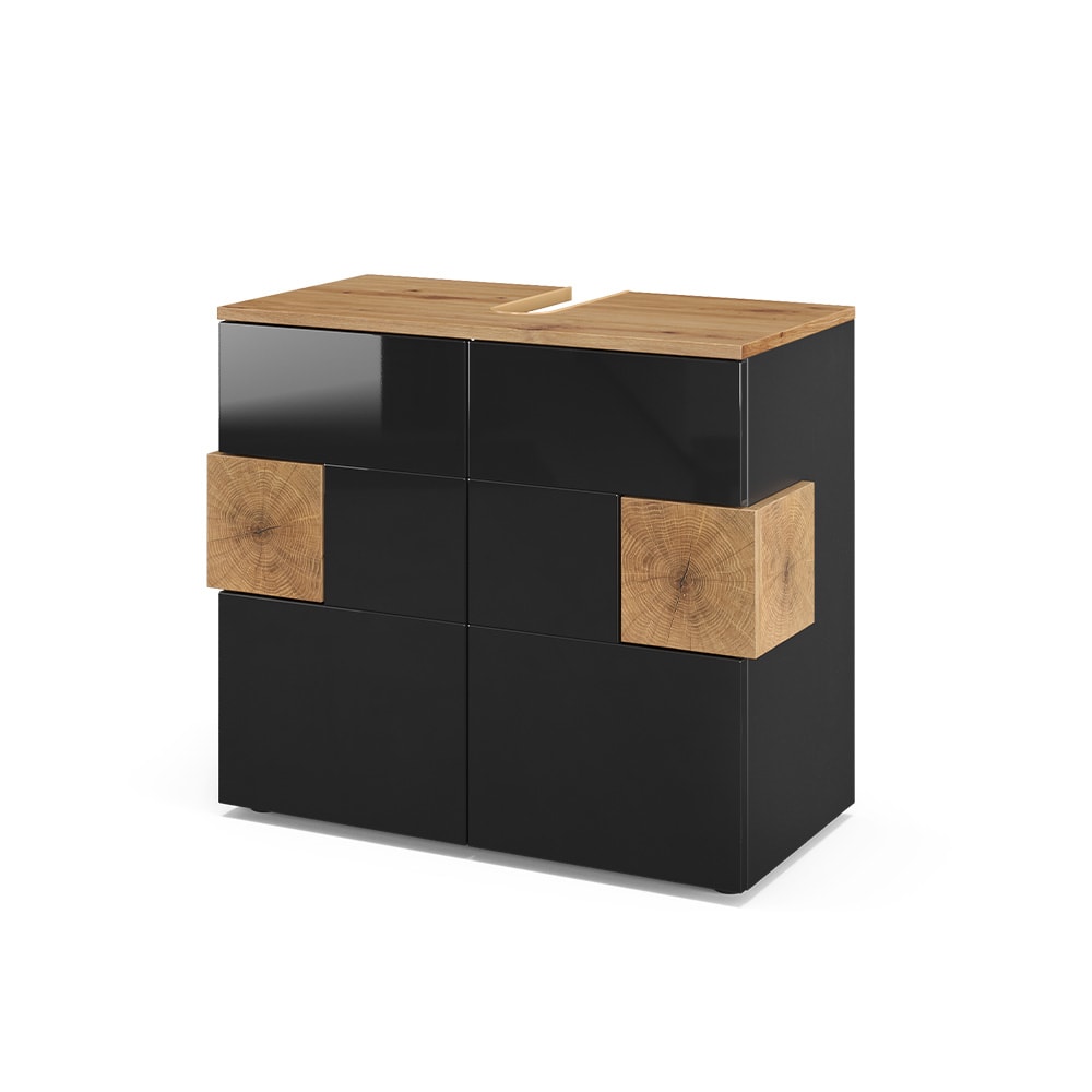 Meuble sous vasque simple , Anthracite 73.1 x 64cm