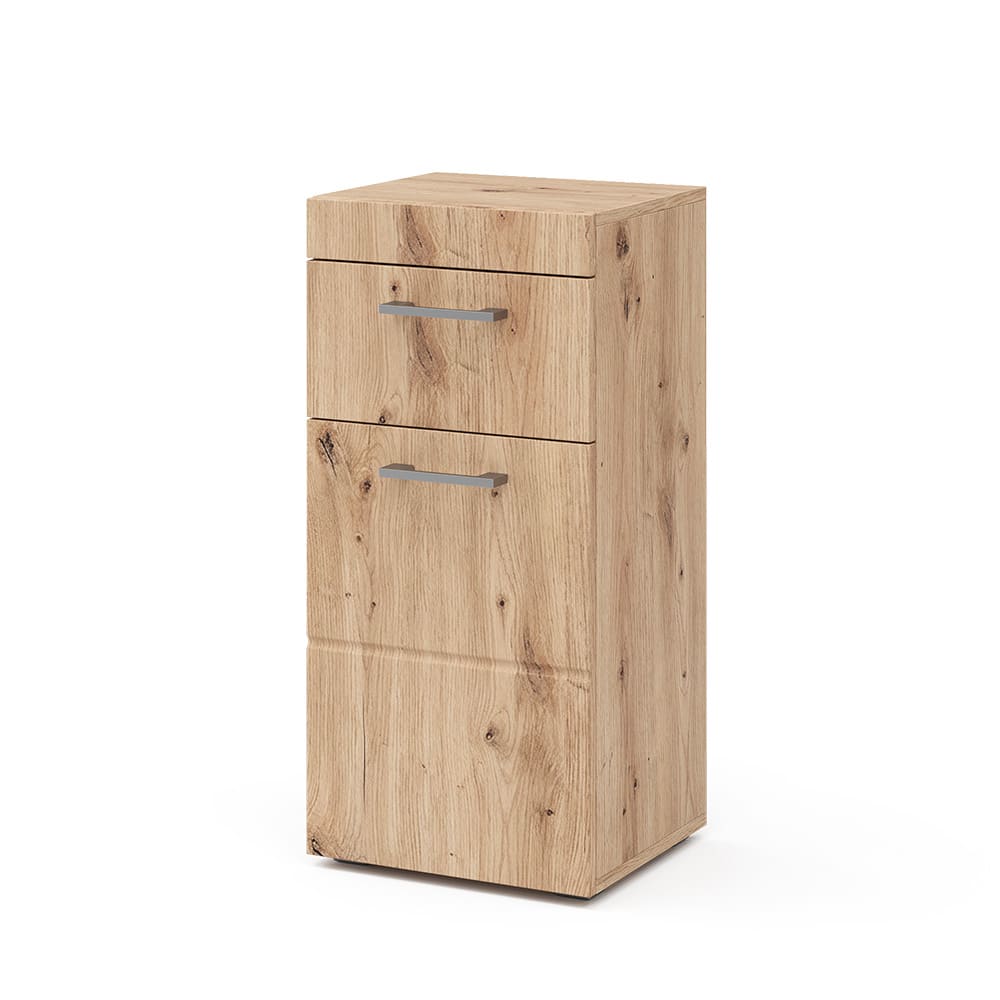 Vicco Midischrank, Eiche Wotan 37 x 79cm style modern Braun Spanplatte