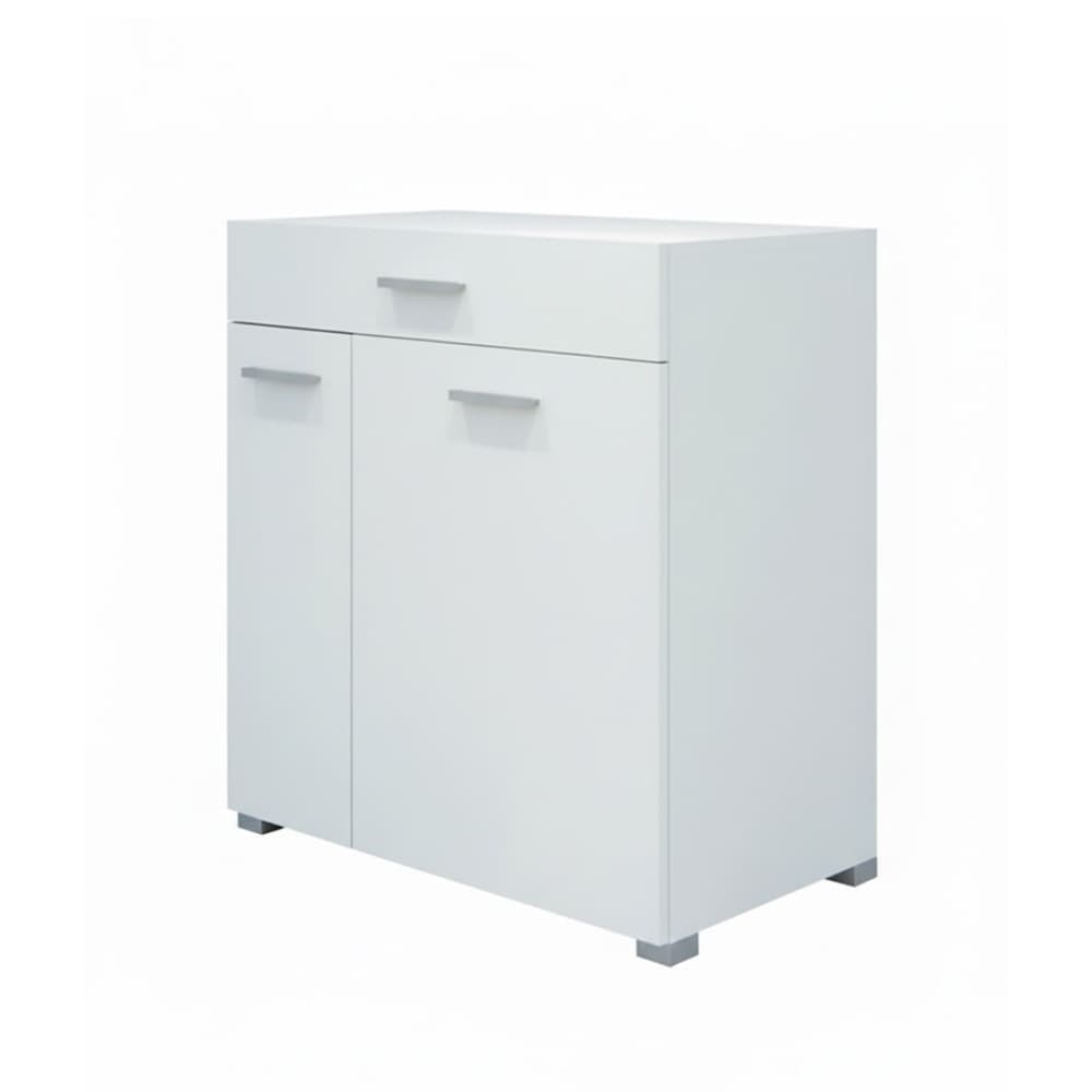 Vicco Badschrank, Weiß 75 x 78.5cm style modern Weiß Spanplatte