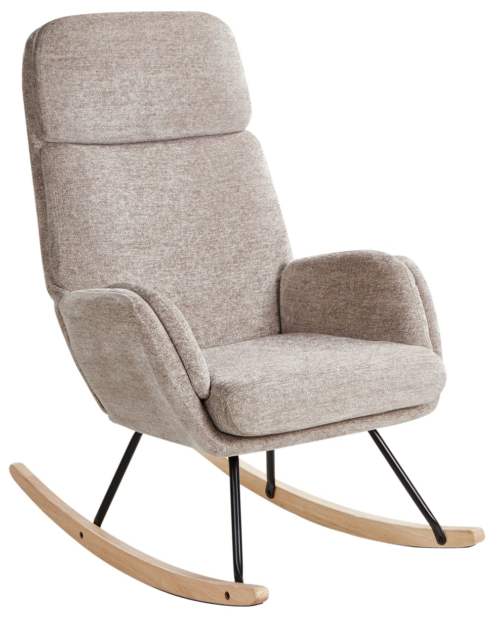 fauteuil à bascule tissu