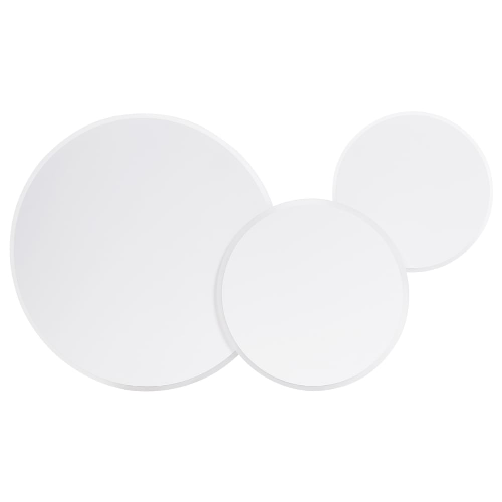 Plafonnier à led avec variateur métal blanc — vue 4