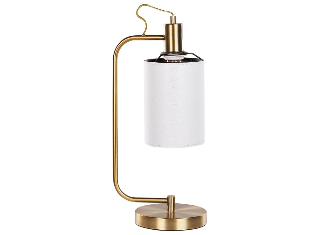 Beliani Tischleuchte aus Metall 46cm, kupfer style classic chic Gold Metall