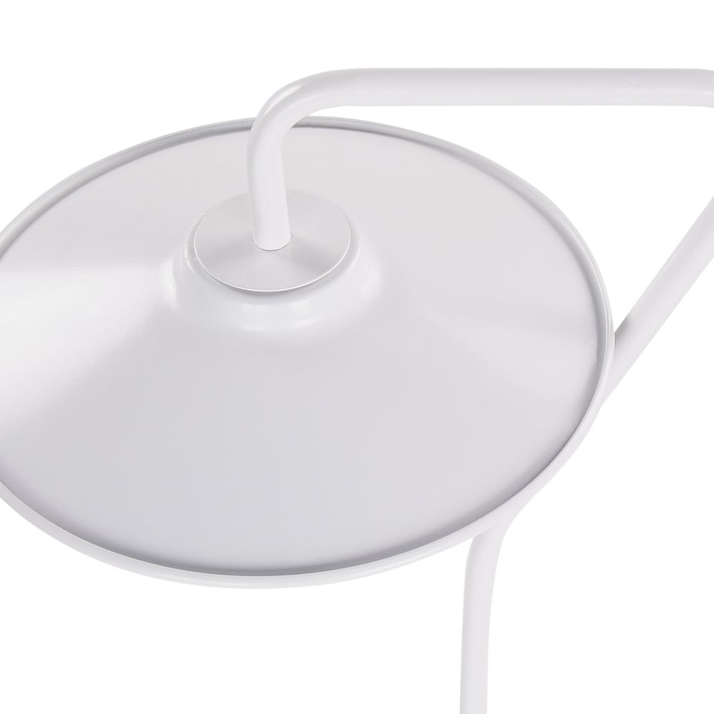 Lampe à poser métal blanc — vue 4