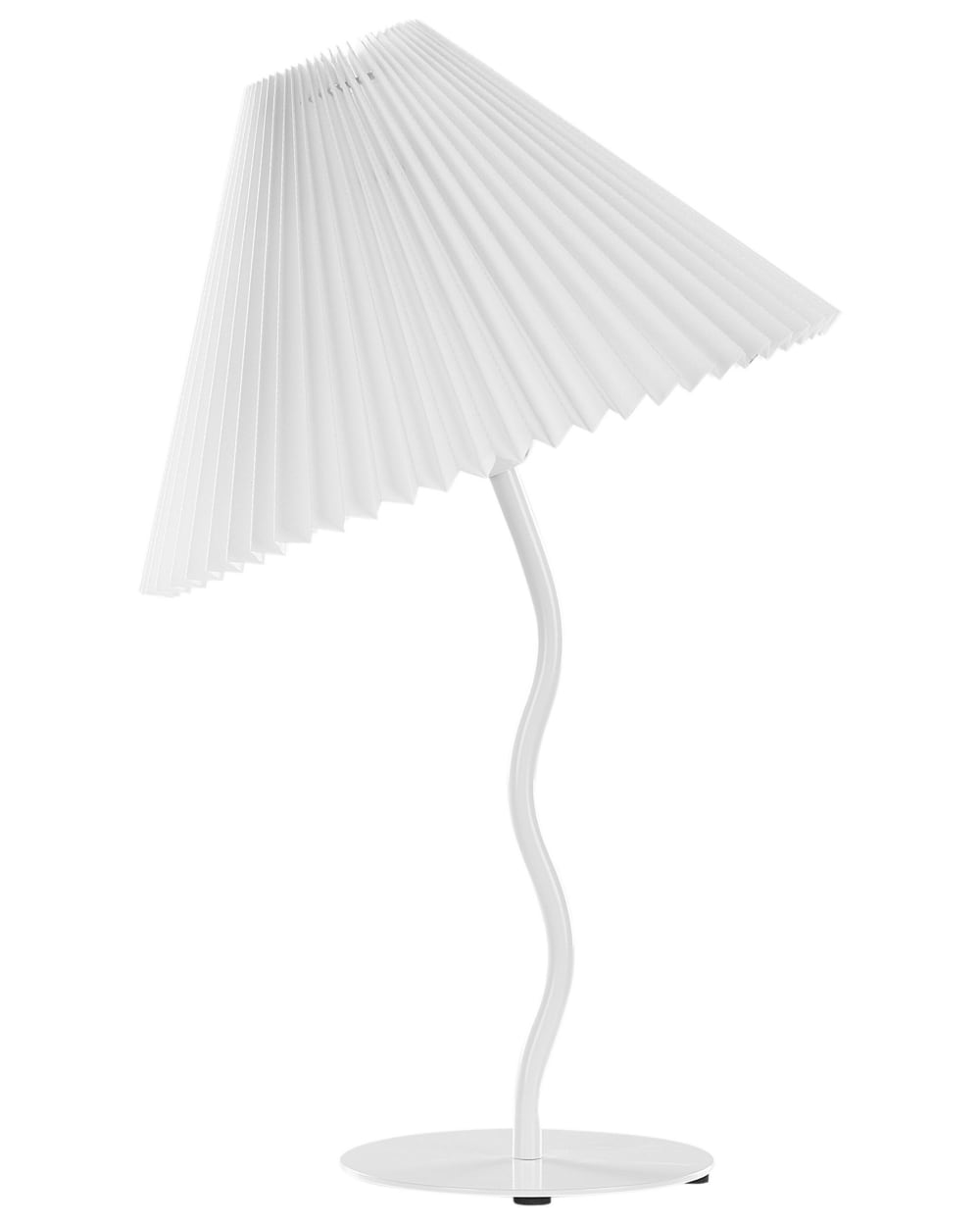Lampe à poser métal blanc