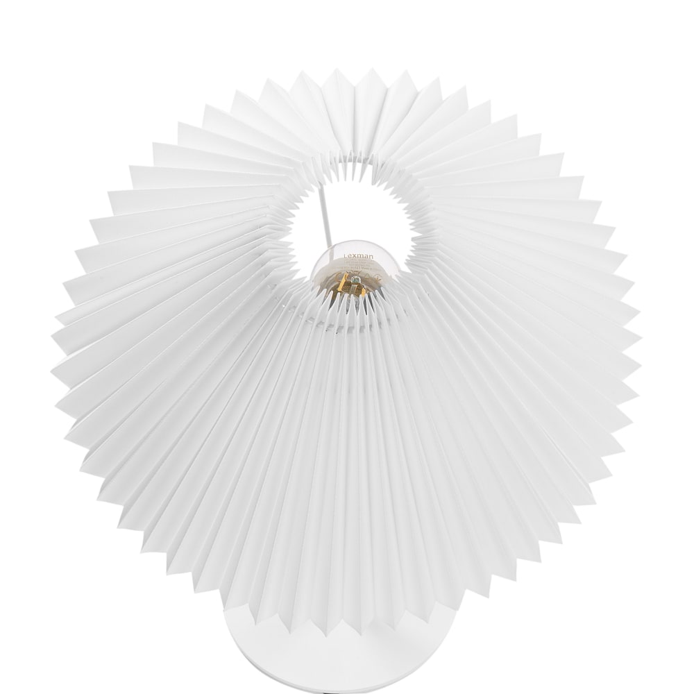 Lampe à poser métal blanc — vue 4