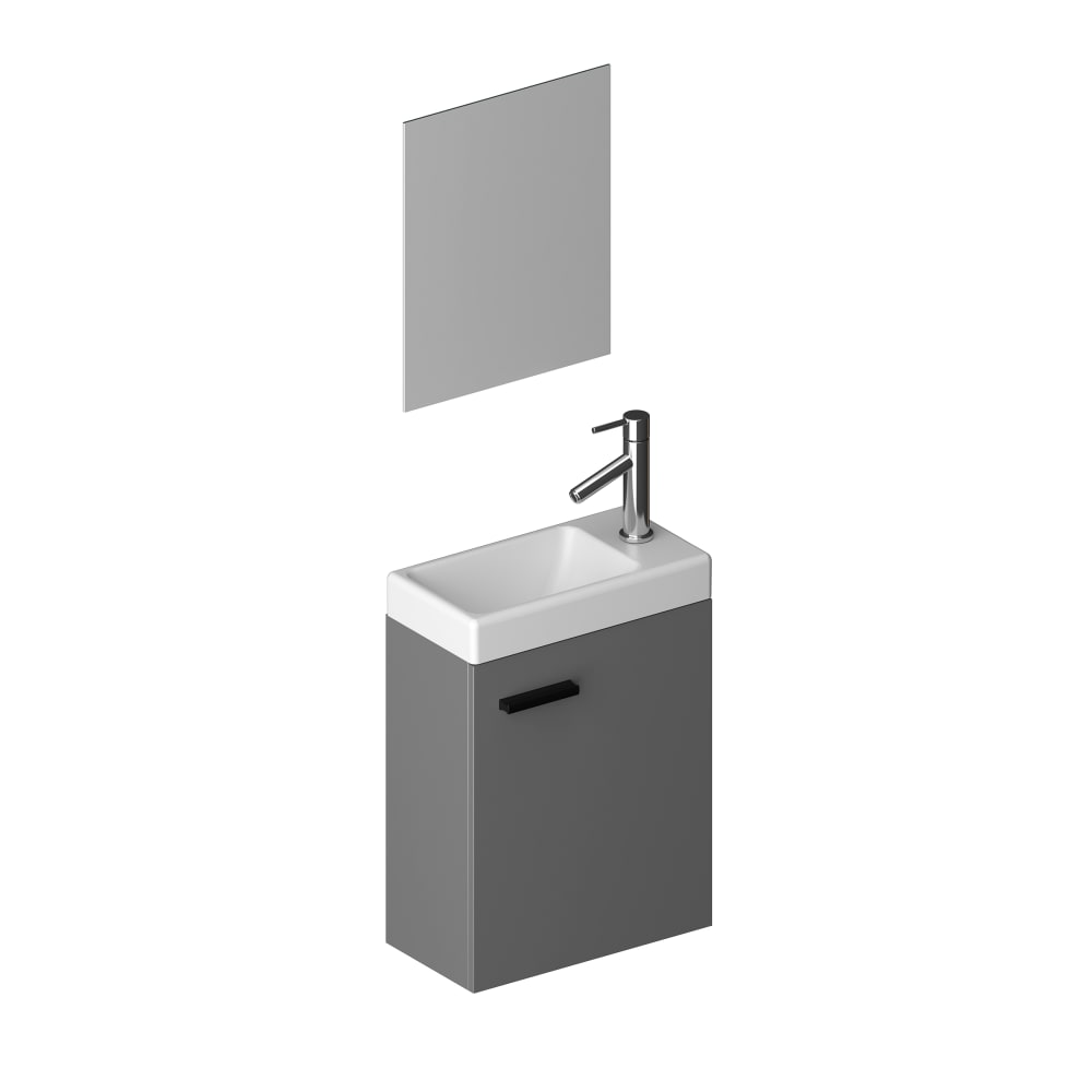 Lave main avec miroir