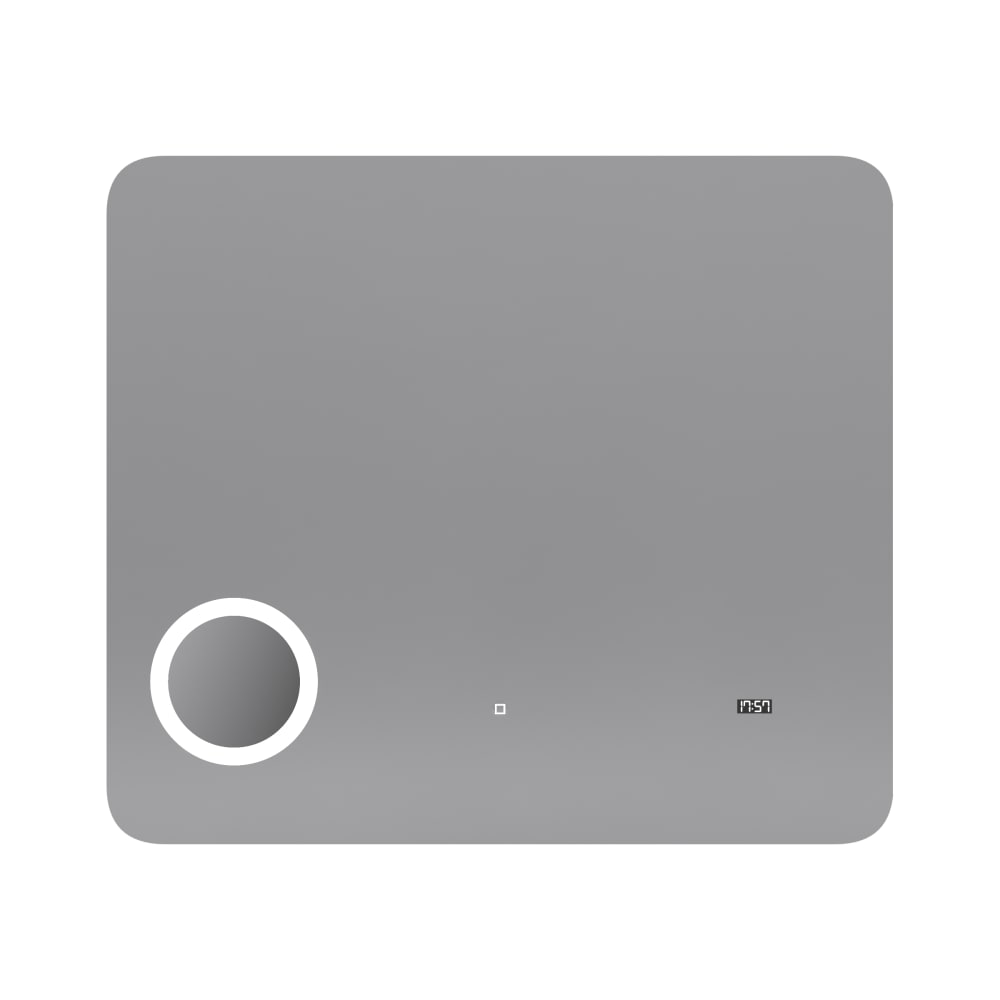 miroir led silver shadow