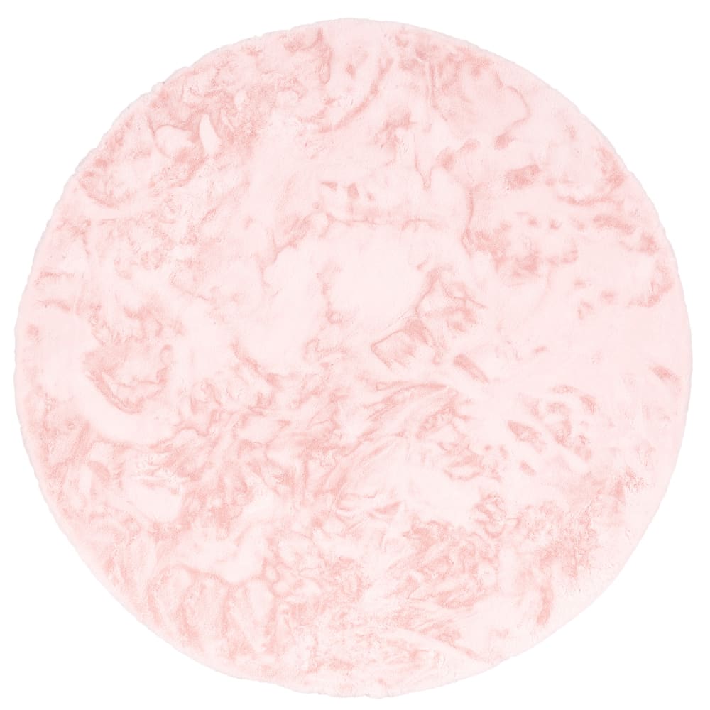 Tapis rond en fausse