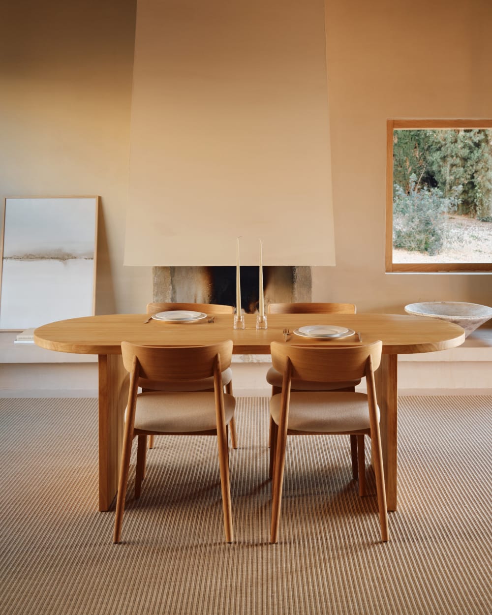 Ovaler Esstisch aus Holz 160 cm - Maisons Du Monde