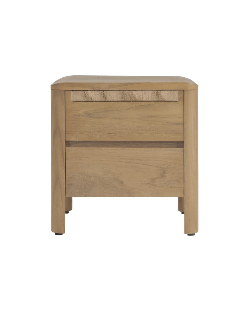Table de chevet teck 2 tiroirs