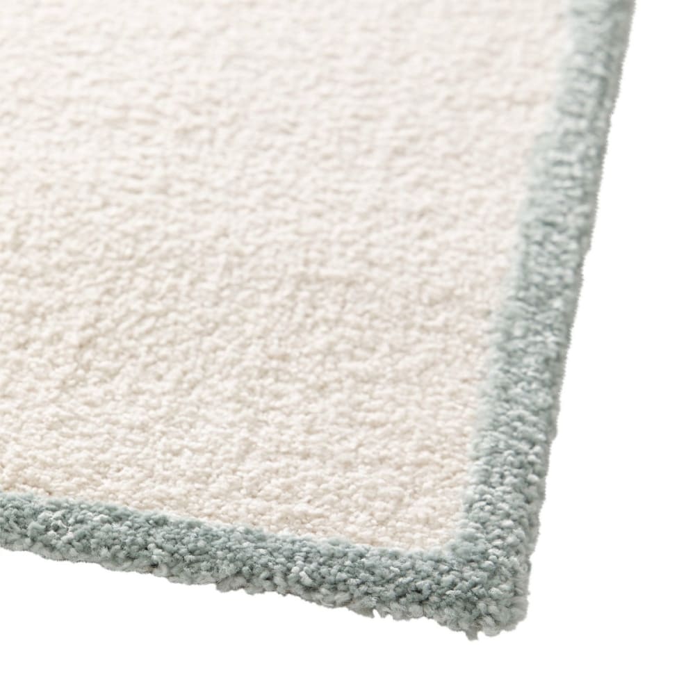 Tapis à reliefs doux à relief géométrique bleu 160x230 — vue 4