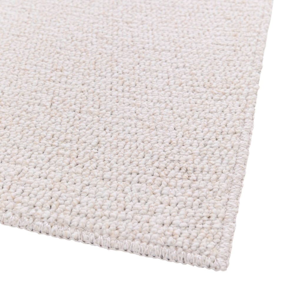 Tapis lavable effet bouclé tufté crème 120x170 — vue 4