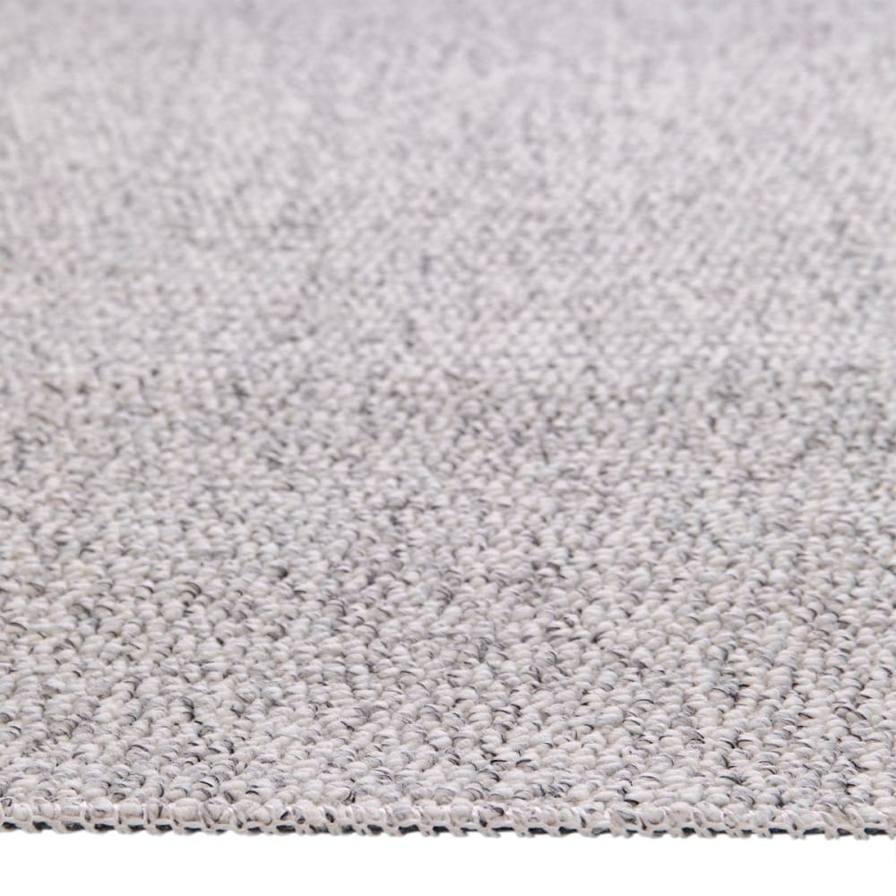 Tapis lavable effet bouclé tufté gris 200x290 — vue 4