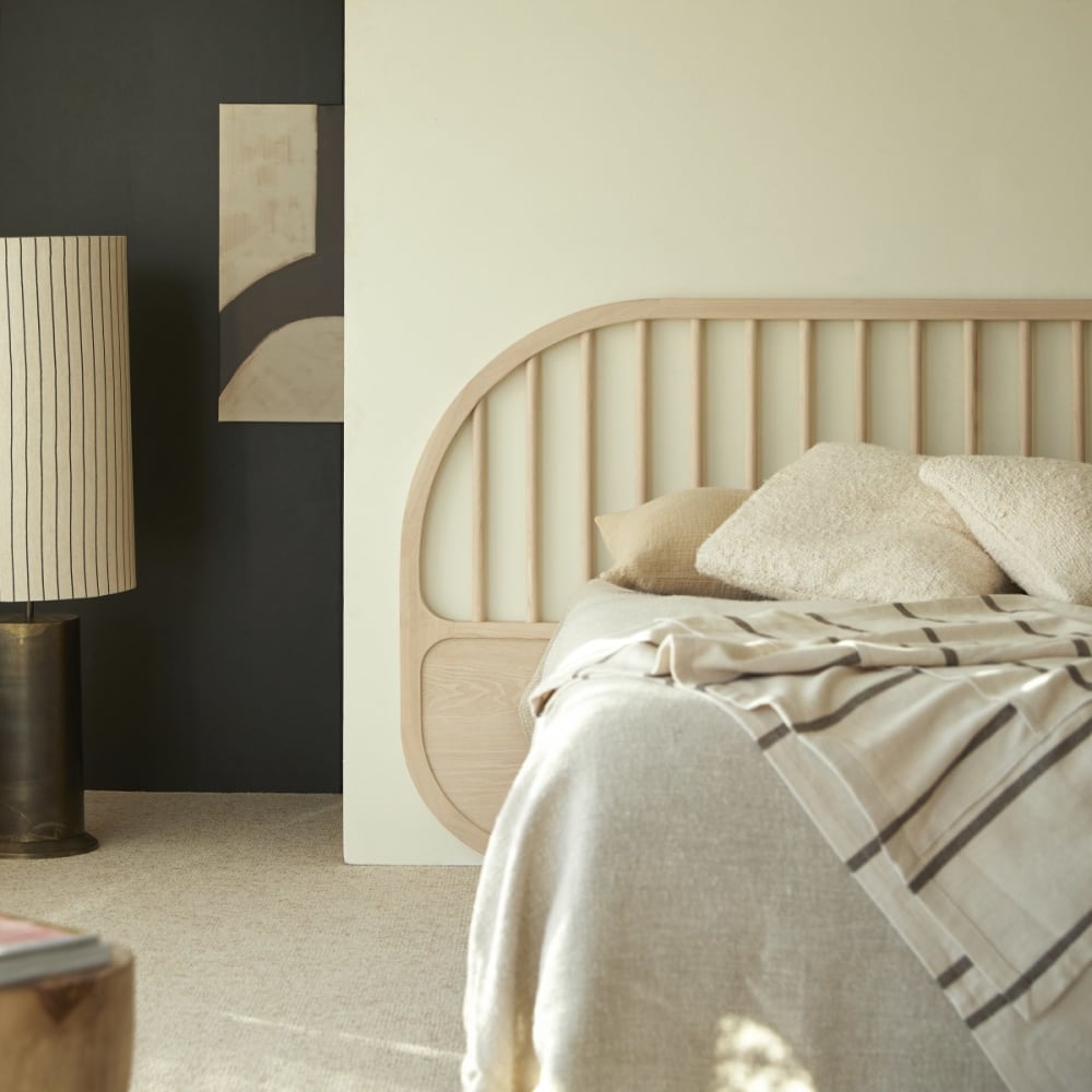 Bett-Kopfteil aus massiver Esche, 240 cm - Maisons Du Monde