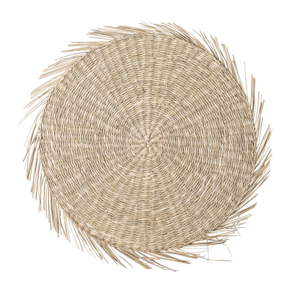 Set de table naturel en jonc de mer D38