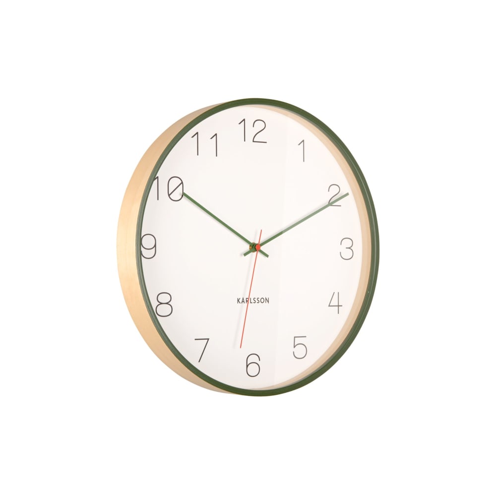 horloge murale bois de