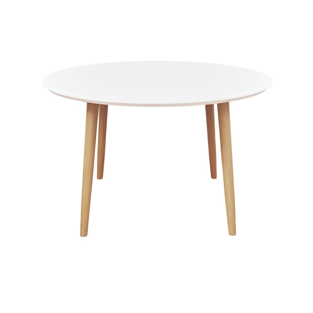 Table repas d120 cm blanc