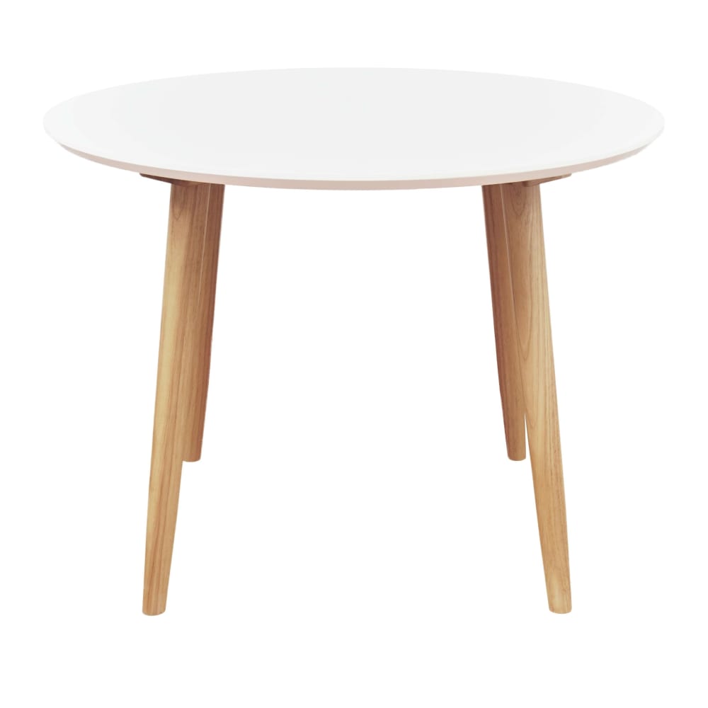 Table repas d100 cm blanc