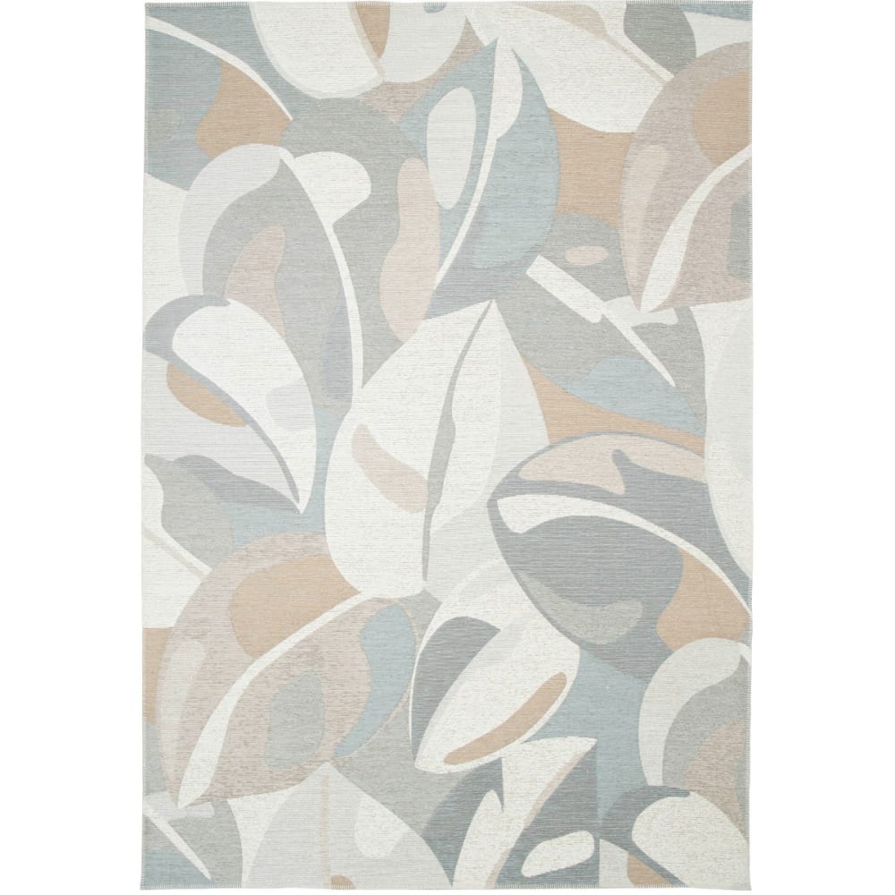 Tapis moderne tissé plat beige multicolore 160x230