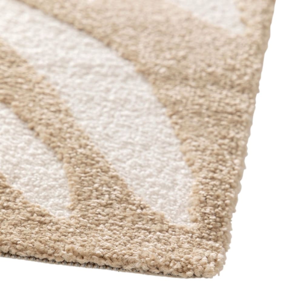 Tapis à relief doux moderne beige 160x230 — vue 4