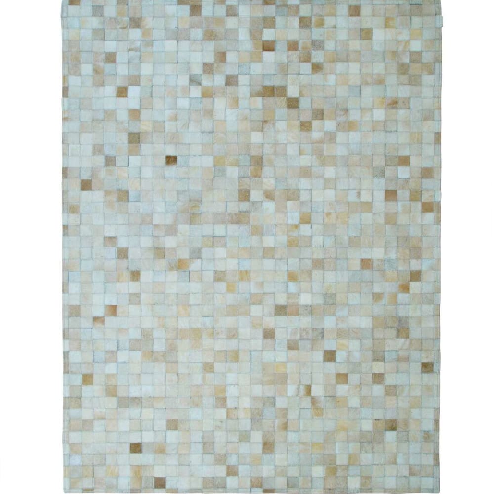 Tapis en cuir naturel