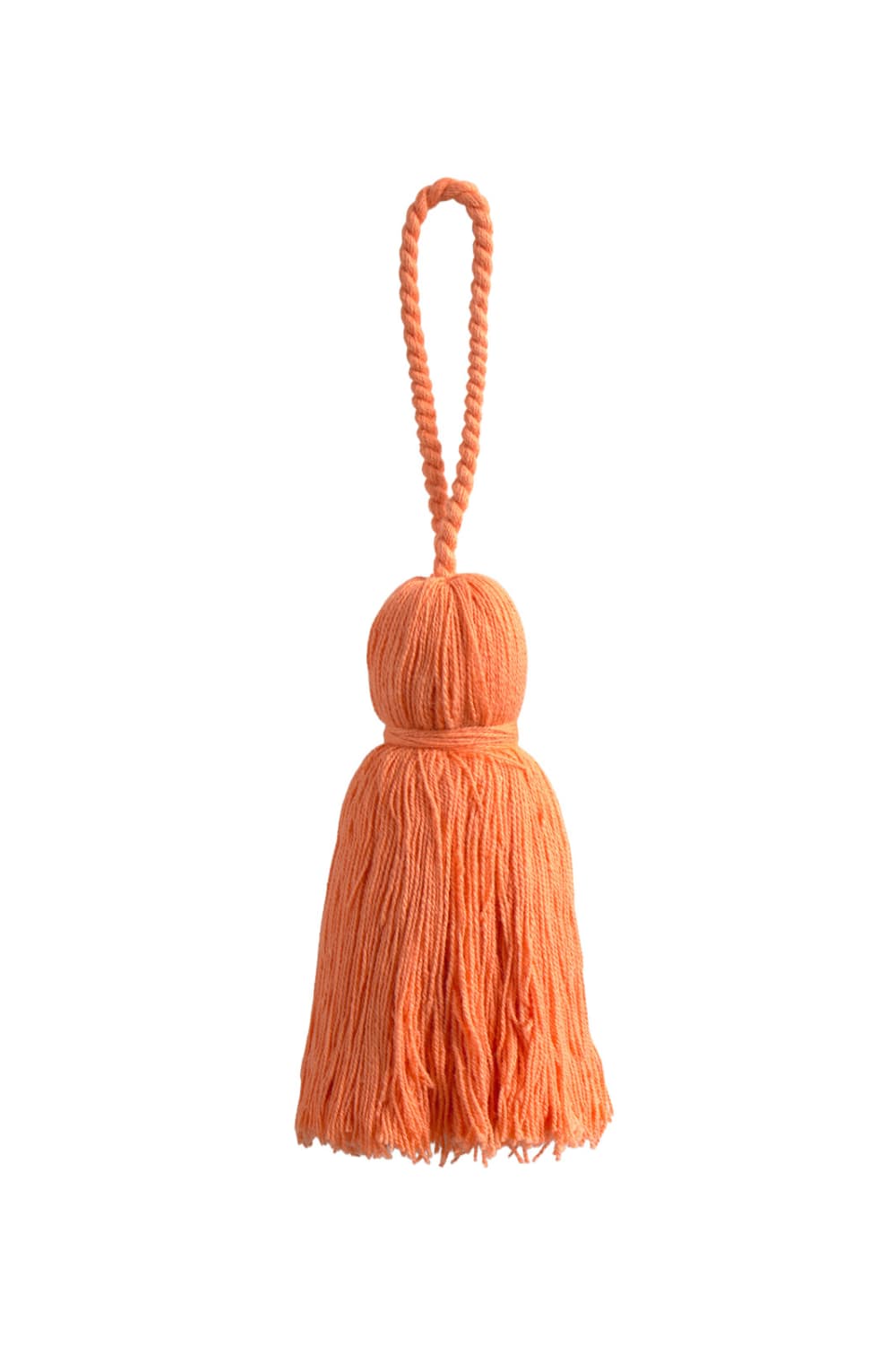 Calma House Pompon Koralle 9 orange Baumwolle