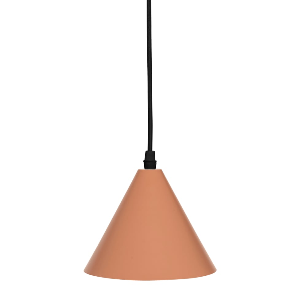 Suspension cône en métal terracotta 17 x 17 — Beyit