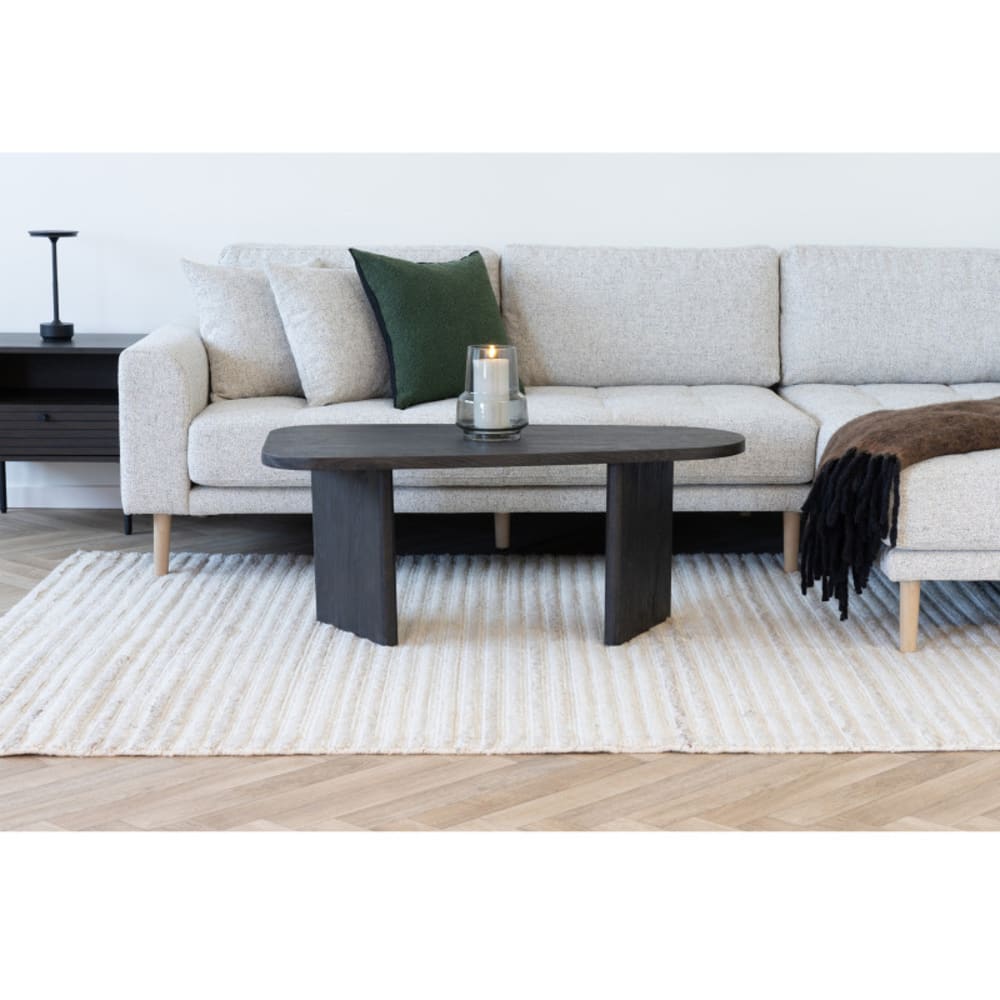Dunkelbrauner dekorativer Couchtisch 50x100 cm - Maisons Du Monde