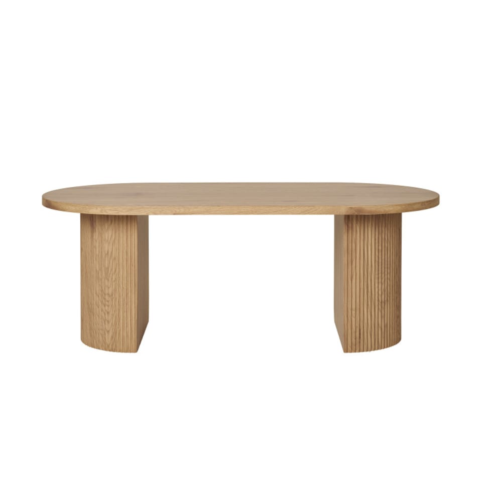 Moloo Couchtisch 60x120 cm natur style modern Braun Holz