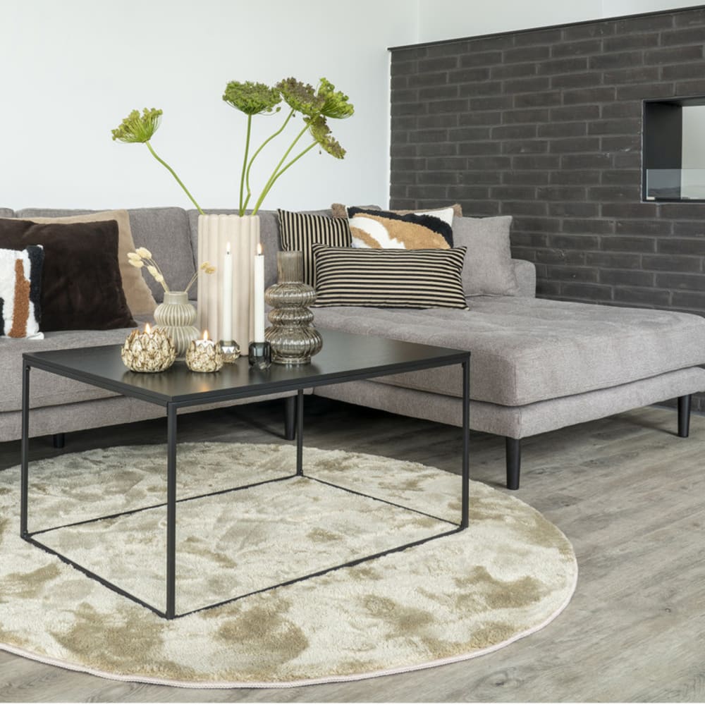 Schwarzer Couchtisch 90 x 60 cm - Maisons Du Monde