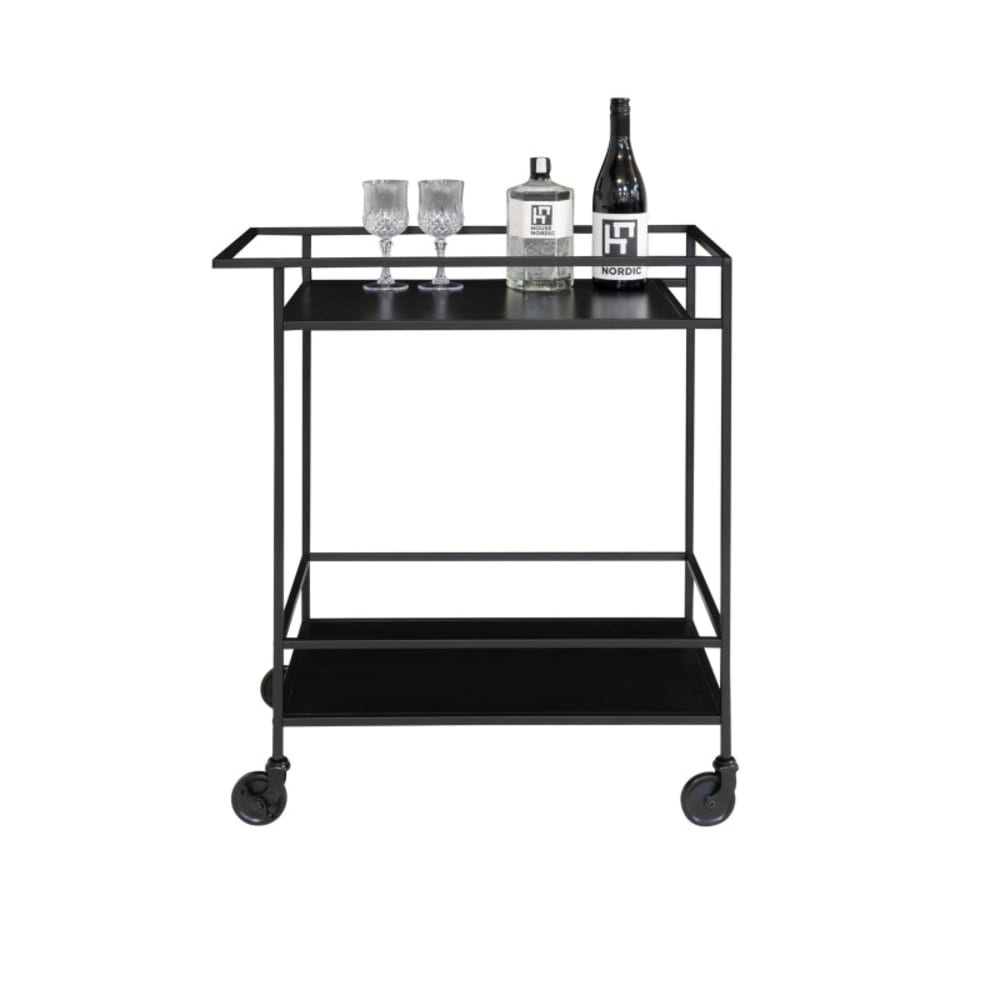 CHIC- Desserte à roulettes noir